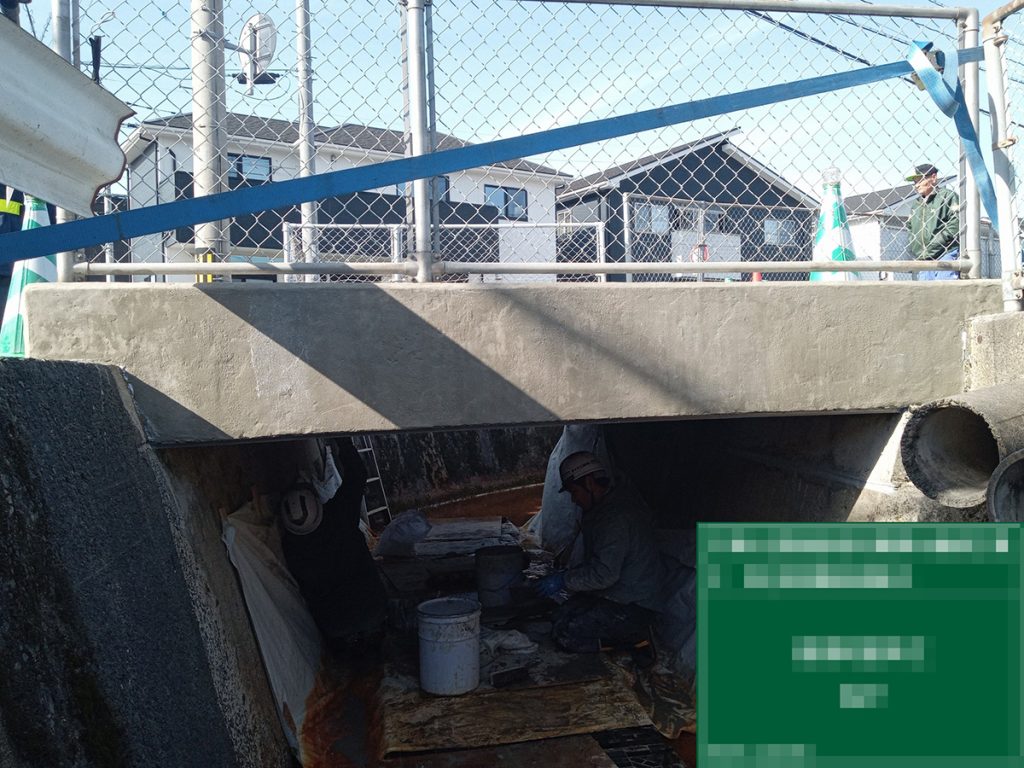 北九州市　コンクリート橋梁補修工事　含浸材塗布