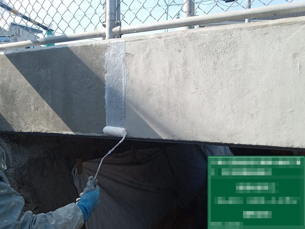 北九州市　コンクリート橋梁補修工事　含浸材塗布